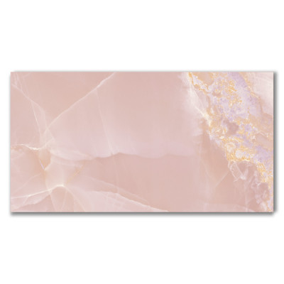 Prestige Rose Pink Onyx Effect Polished Porcelain Tile 600x1200